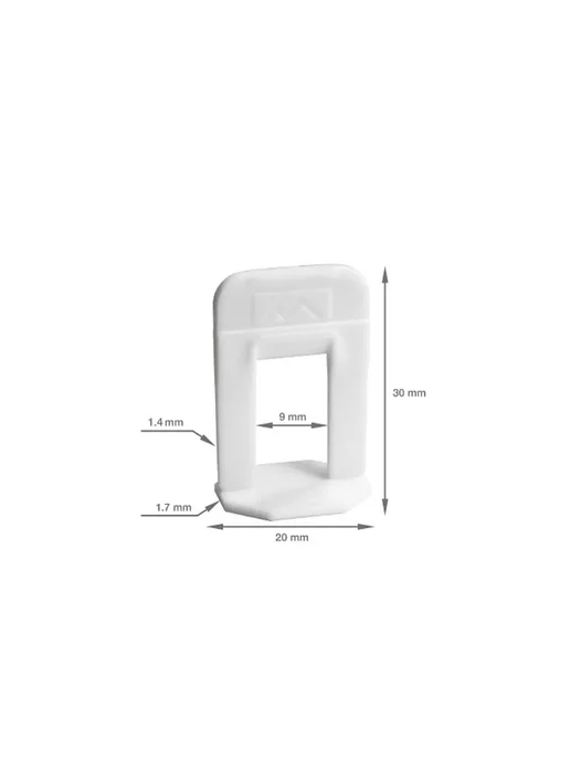 СВП Зажим для выравнивания плитки 1,4 мм, 100 шт