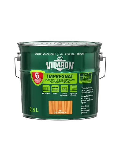 Пропитка для дерева Видарон V05 Натуральный Тик 2,5 л.