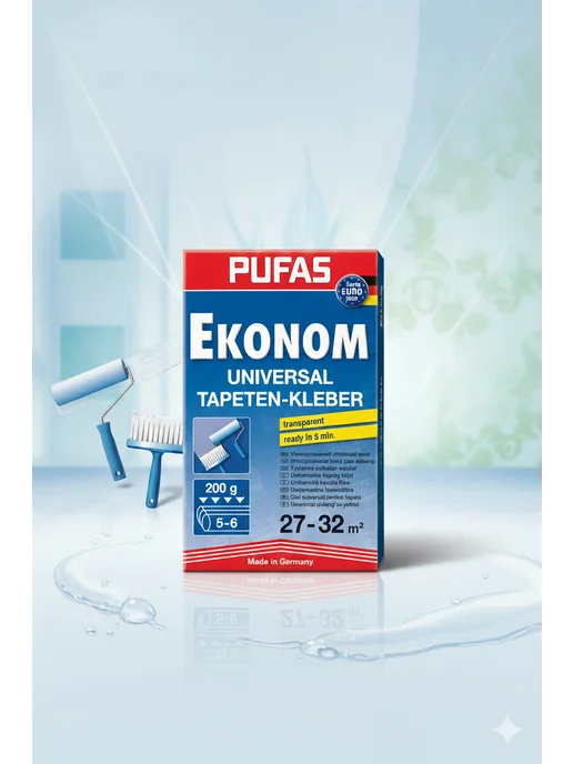 Клей для обоев универсальный (27-32 м2), 200 г