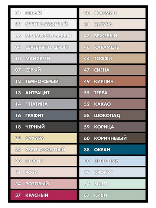 Затирка для плитки, черный (18) CE-40, 5 кг