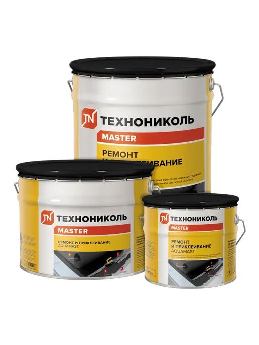 Мастика битумная холодная для ремонта кровель 3 кг.