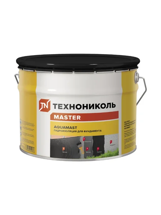Мастика битумная гидроизоляционная для фундамента 10 кг