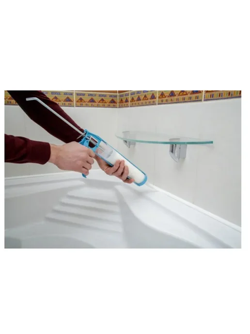 Герметик силиконовый санитарный , шоколад (58) 280 мл