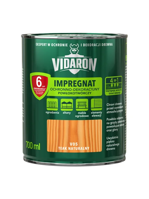 Пропитка для дерева Видарон V05 0,7 л. Натуральный Тик