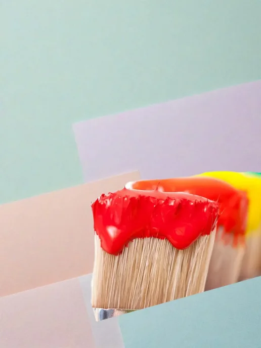 Кисть флейцевая, натуральный ворс, 75 мм