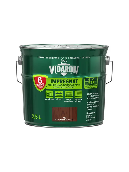 Пропитка для дерева Видарон V09 Индийский Палисандр 2,5 л.