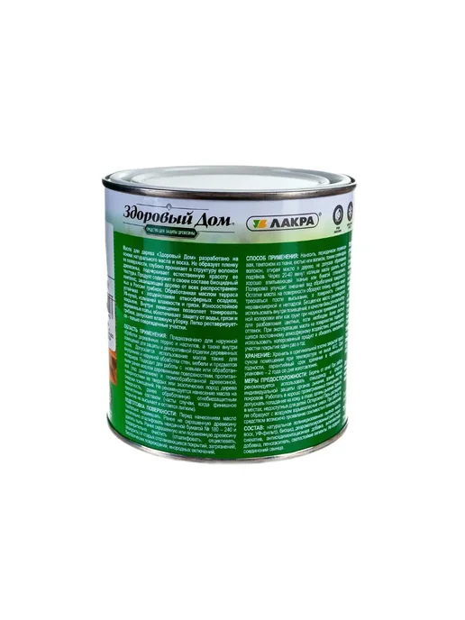 Масло для дерева террас и полов, белый, 0.75 л