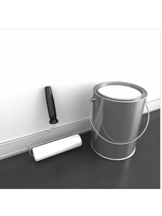 Краска трещиностойкая резиновая, матовая,белая.1 кг