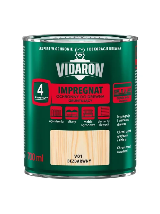 Пропитка для дерева Видарон V01 бесцветная 0,7 л.