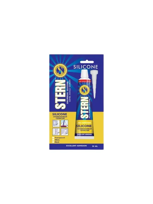 Герметик силиконовый белый универсальный в тюбике 50 мл