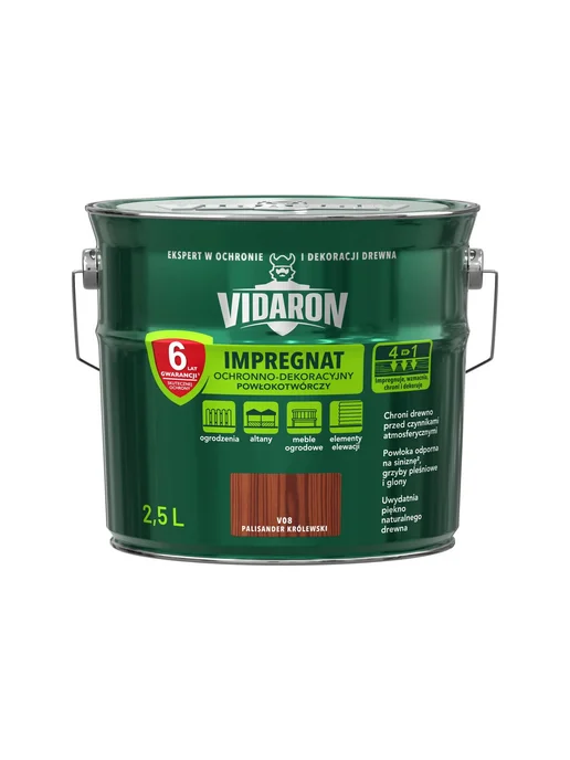 Пропитка для дерева Видарон V08 Королевский палисандр 2,5 л.
