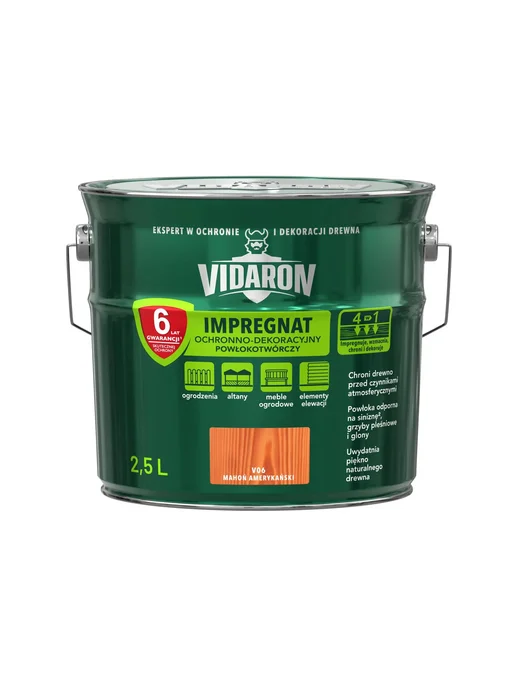 Пропитка защитно-декоративная V06 красное дерево 2,5 л.