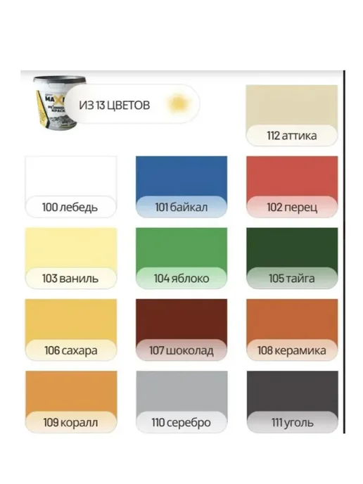 Краска трещиностойкая резиновая, матовая, 2,5 кг