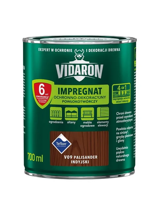 Пропитка для дерева Видарон V09 Индийский Палисандр 0,7 л.