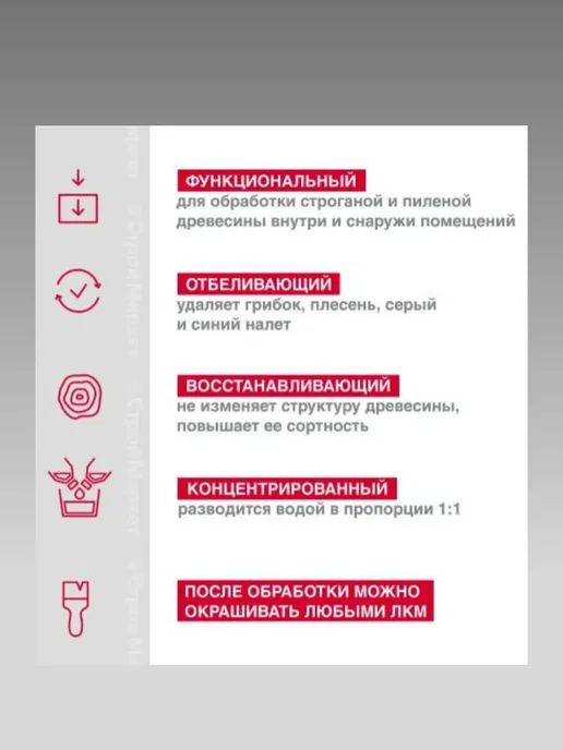 Антиплесень для древесины Neomid 500 концентрат 1 л превью 5