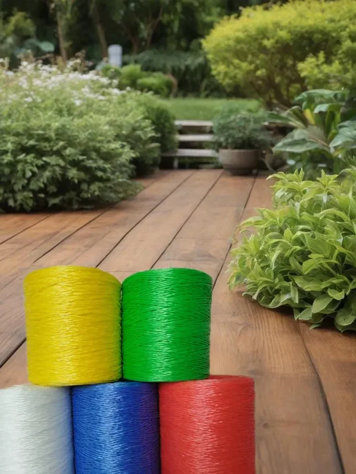 Полипропиленовая веревка розовая 300 м для рукоделия