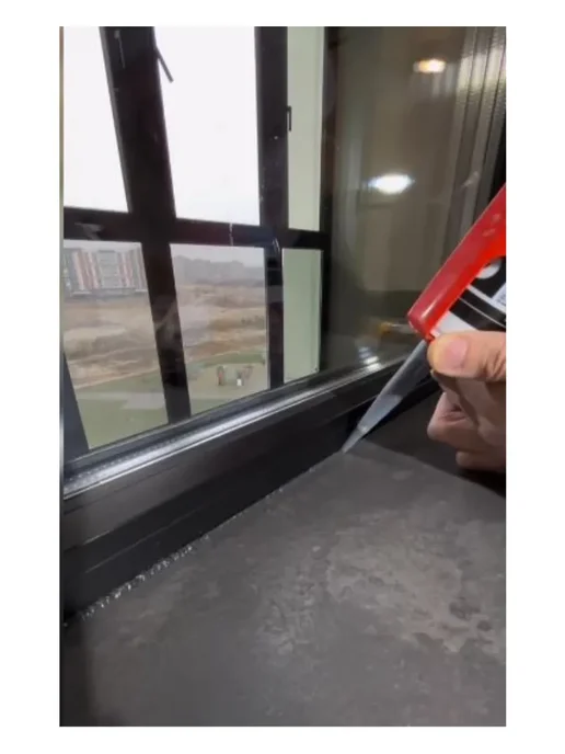 Герметик силиконовый санитарный серебряно-серый (04) 280 мл