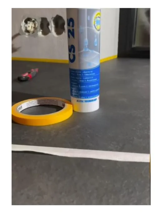 Герметик силиконовый санитарный серебряно-серый (04) 280 мл