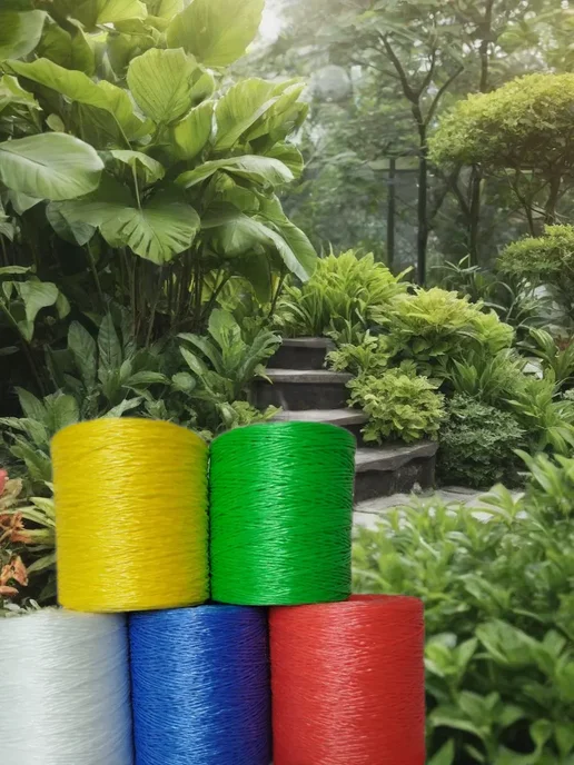 Веревка для подвязки растений зеленая 300 м хозяйственная