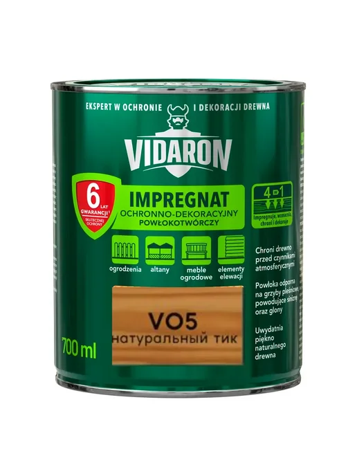 Пропитка для дерева Видарон V05 Натуральный Тик 0,7 л.